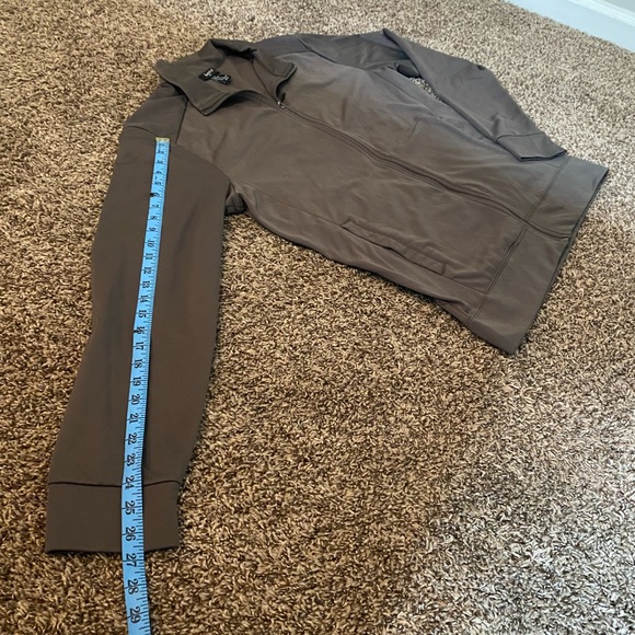 Forever 21 Army Green Men’s Zip Up Sweatshirt - Picture 4 of 9